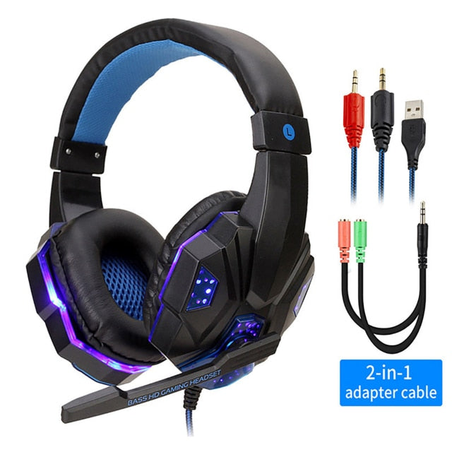 Led Light Wired Gamer Headset, Electronics, Goodies N Stuff