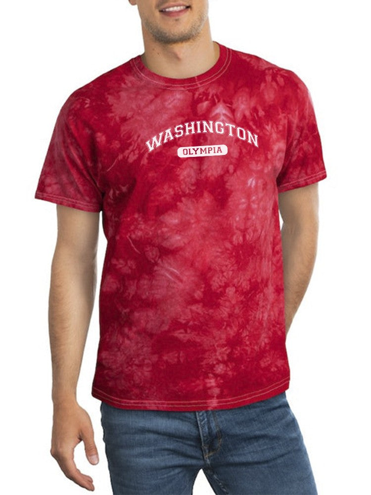 Olympia Washington Tie Dye Tee -SmartPrintsInk Designs