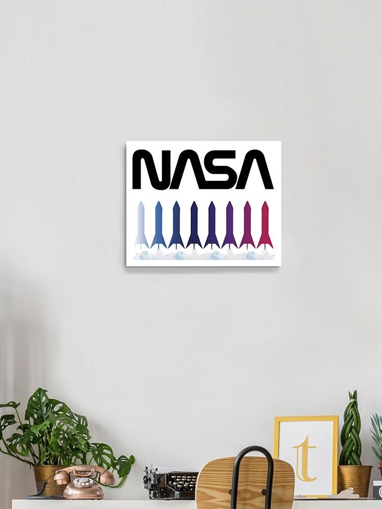 Shop the Nasa Rocket Silhouettes Wrapped Canvas -NASA Designs | Space-inspired Artwork, Goodies N Stuff
