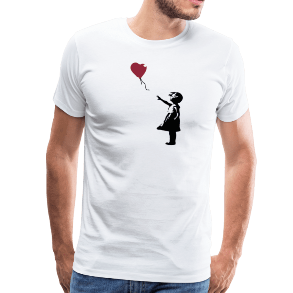 Banksy The Girl with a Red Balloon Artwork T-Shirt, Goodies N Stuff
