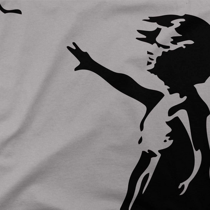 Banksy The Girl with a Red Balloon Artwork T-Shirt, Goodies N Stuff