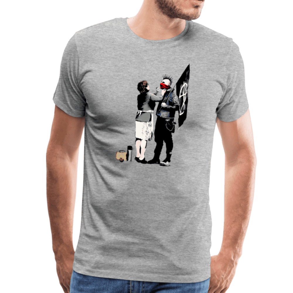 Banksy Anarchist Punk And His Mother Artwork T-Shirt, Goodies N Stuff