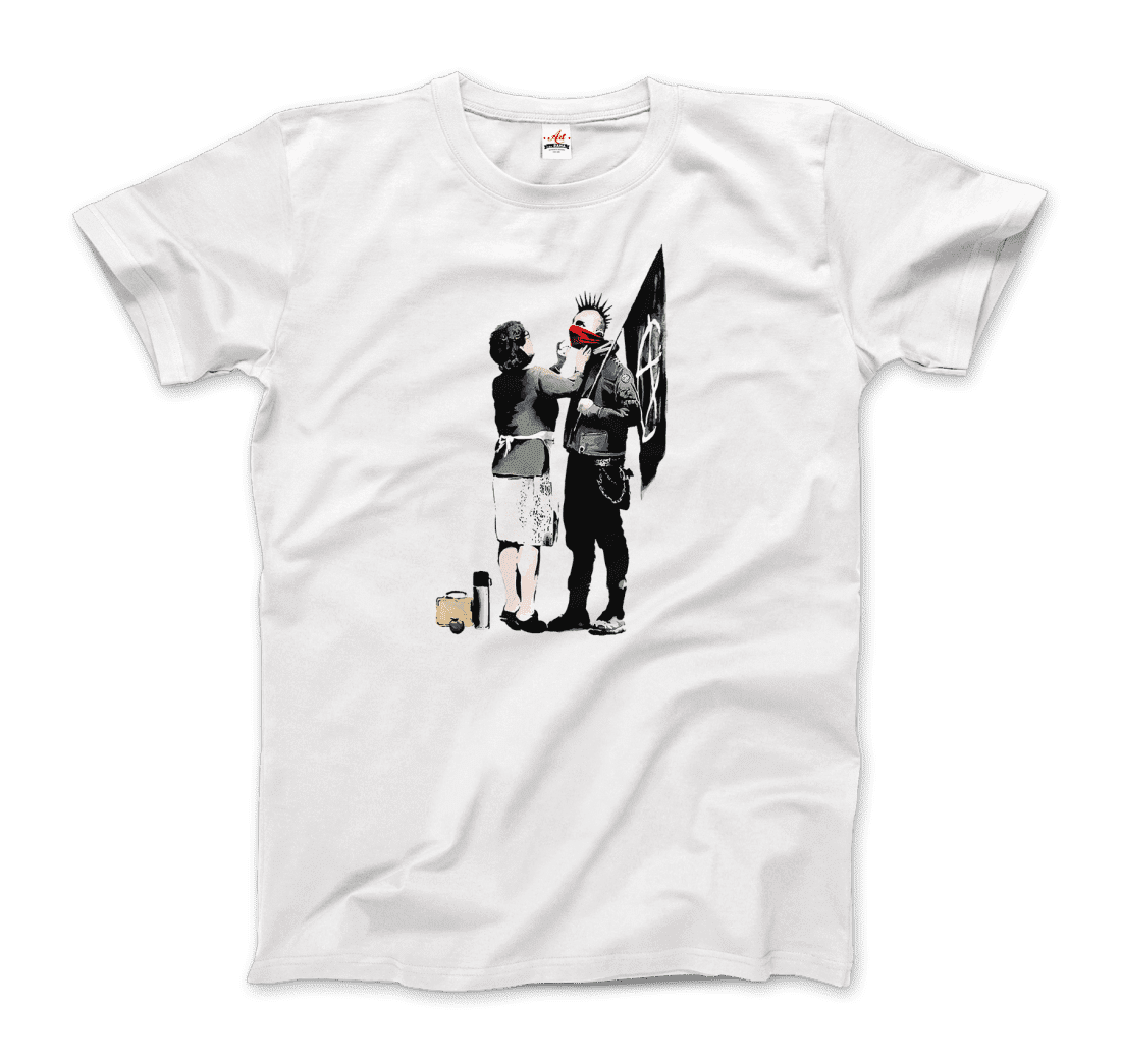 Banksy Anarchist Punk And His Mother Artwork T-Shirt, Goodies N Stuff