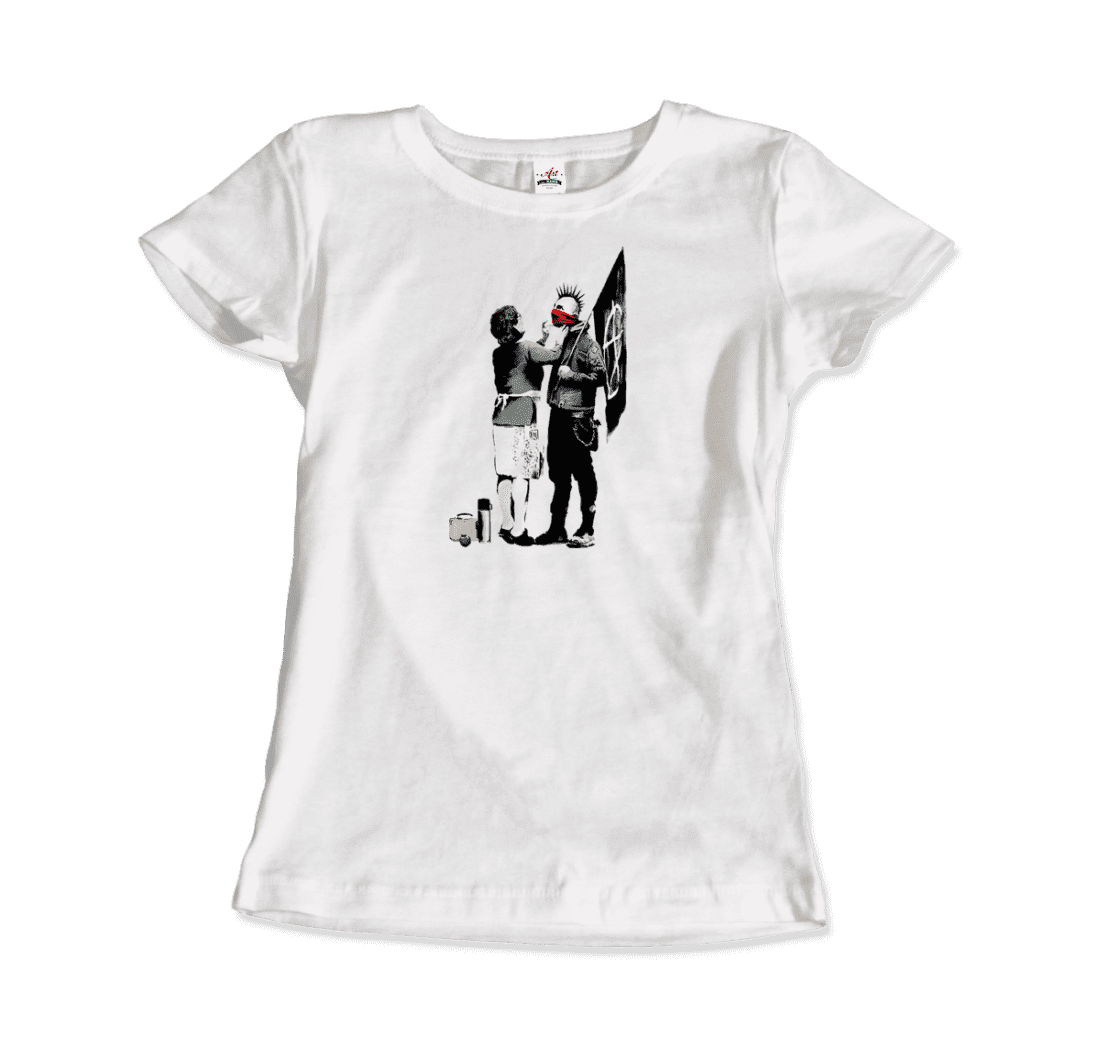 Banksy Anarchist Punk And His Mother Artwork T-Shirt, Goodies N Stuff