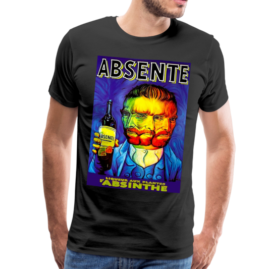 Absente, Vintage Absinthe Liquor Advertisement with Van Gogh T-Shirt, Goodies N Stuff