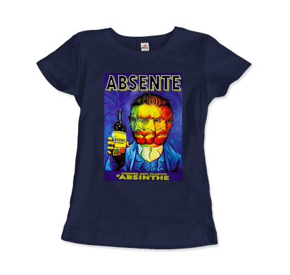 Absente, Vintage Absinthe Liquor Advertisement with Van Gogh T-Shirt, Goodies N Stuff