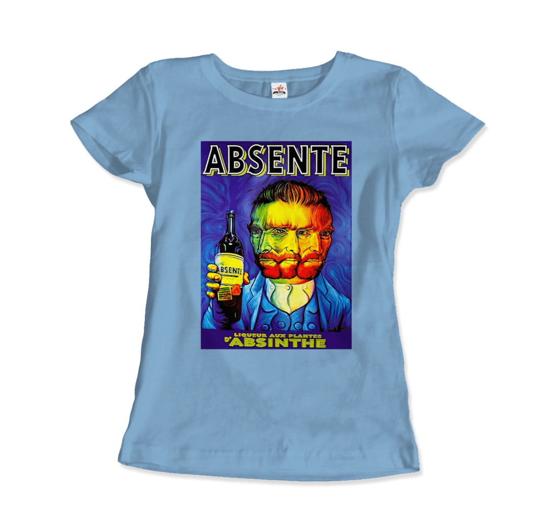 Absente, Vintage Absinthe Liquor Advertisement with Van Gogh T-Shirt, Goodies N Stuff