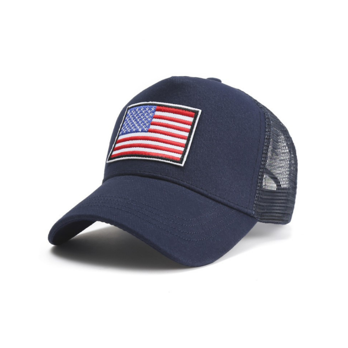 American Flag Trucker Hat with Adjustable Strap, Goodies N Stuff