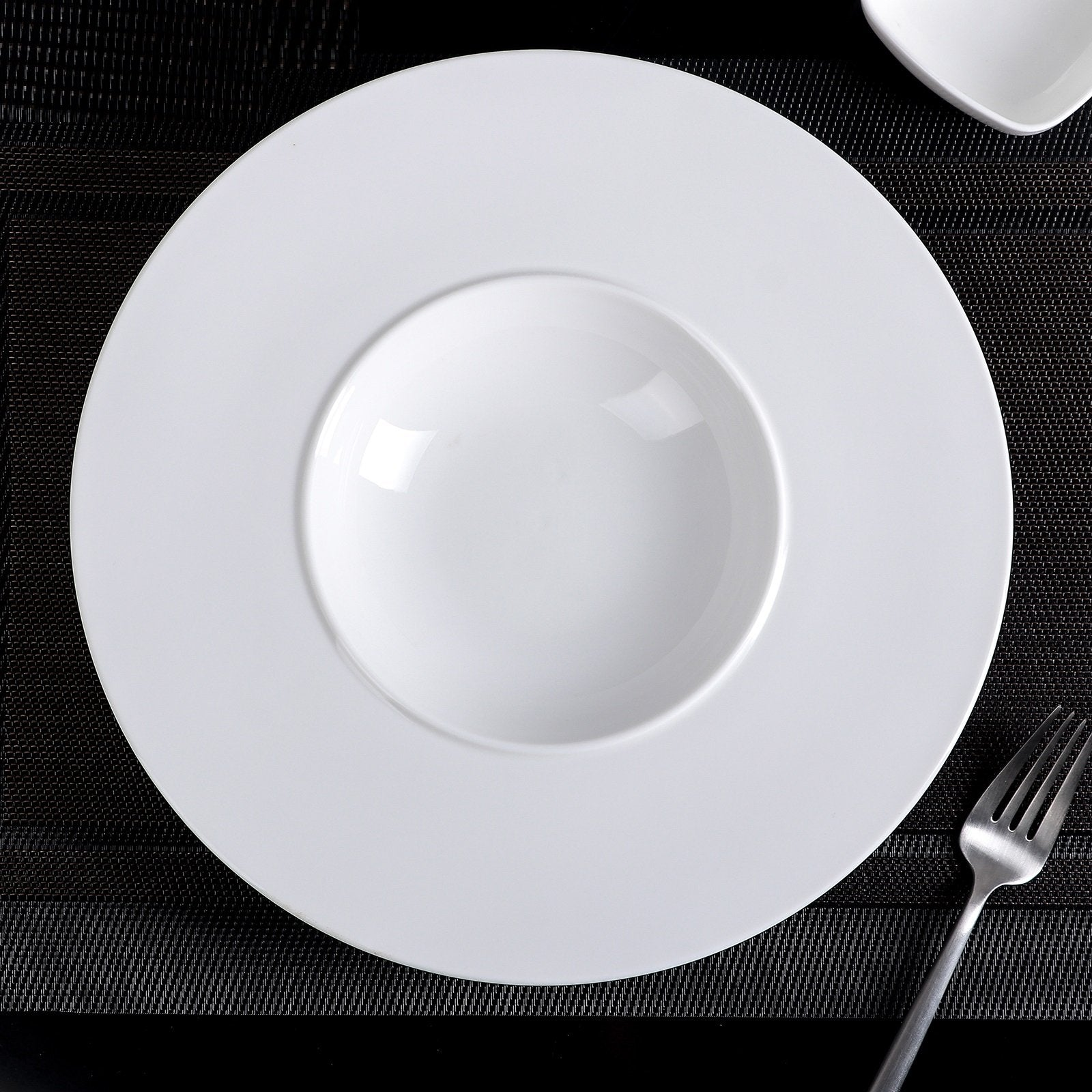 Buy White Deep Plate 11" inch - Fine Porcelain Tableware | Durable & Heat-Resistant, Goodies N Stuff