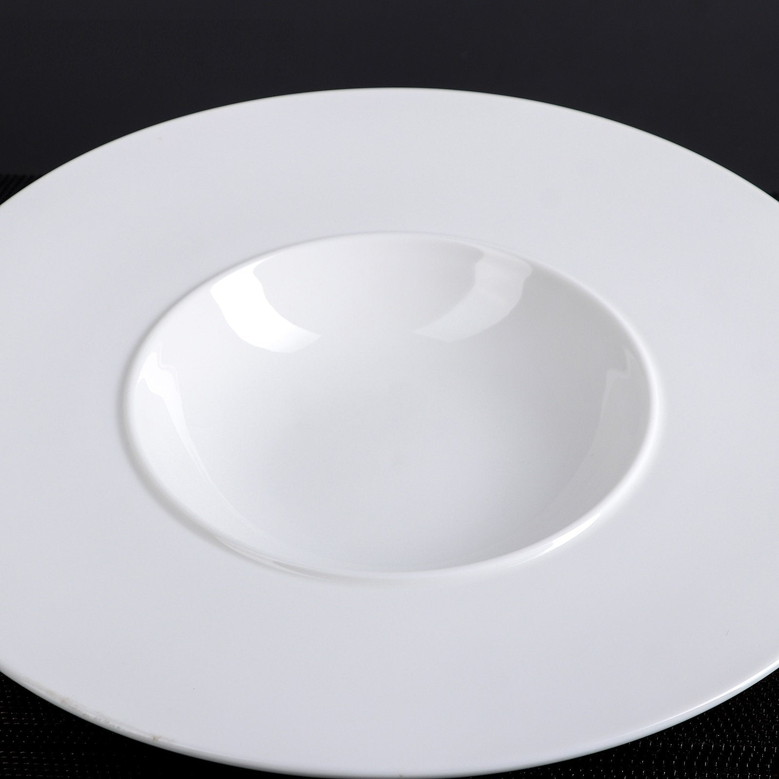 Buy White Deep Plate 11" inch - Fine Porcelain Tableware | Durable & Heat-Resistant, Goodies N Stuff