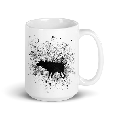 Banksy Wet Dog Splatter 2007 Street Art Mug, Goodies N Stuff