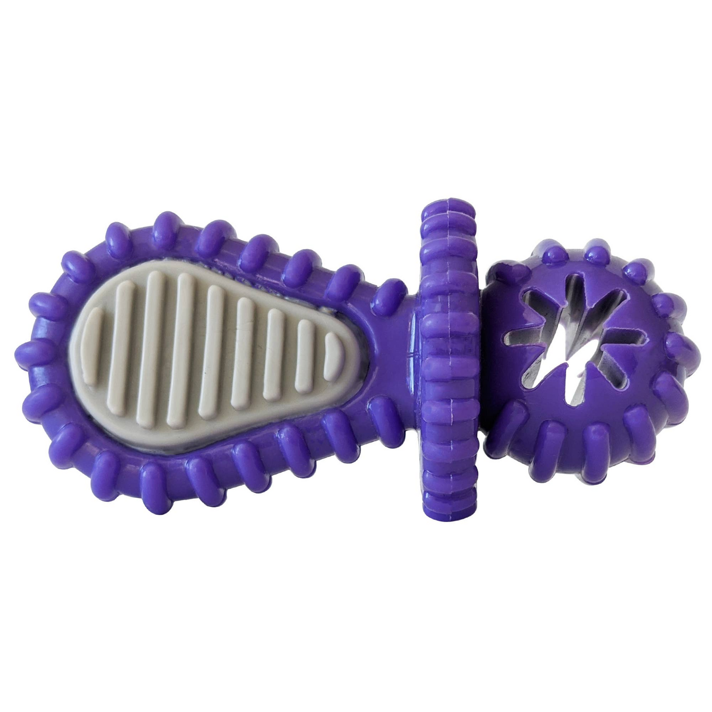 Dental Pacifier Dog Chew Toy - Purple, Goodies N Stuff