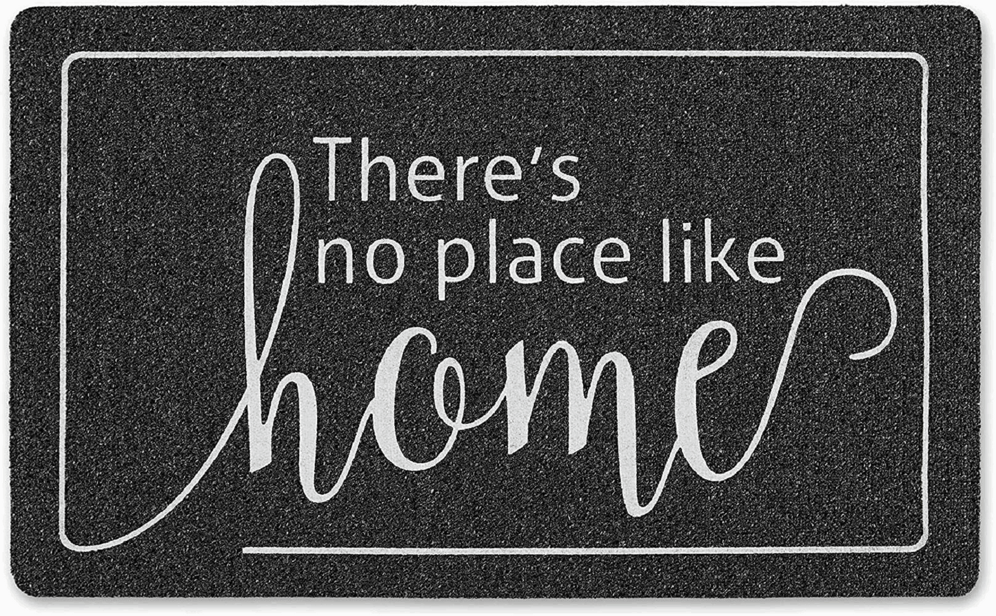 ''No Place Like Home'' Outdoor Rubber Doormat 18" x 30"