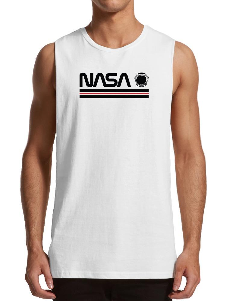 Nasa Helmet Banner T-shirt -NASA Designs, Goodies N Stuff