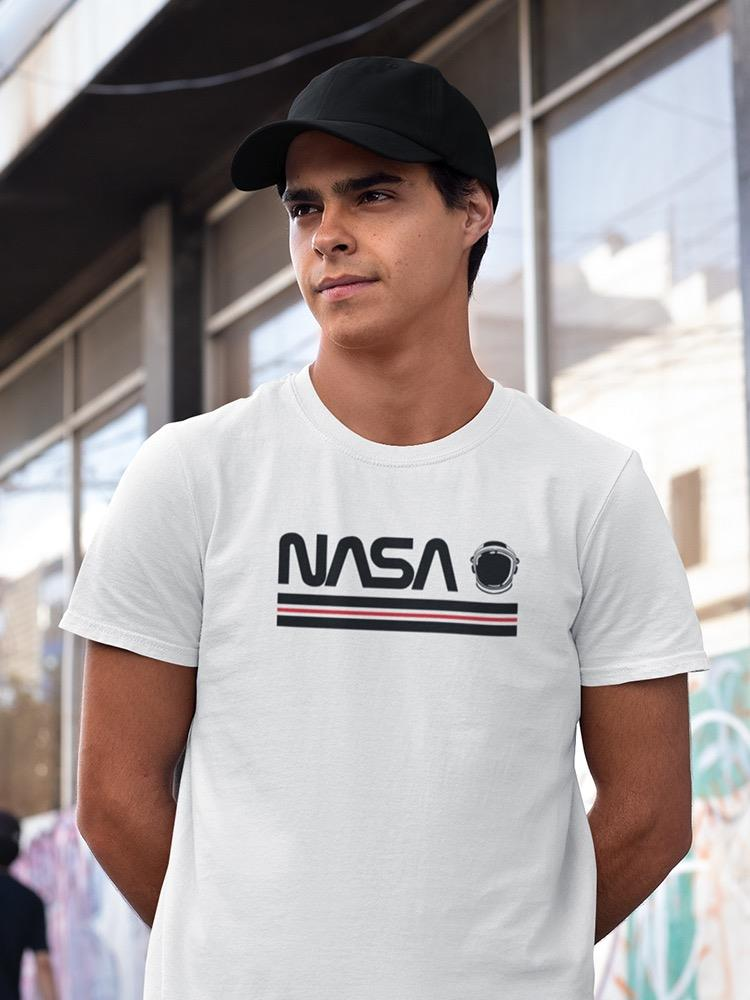 Nasa Helmet Banner T-shirt -NASA Designs, Goodies N Stuff