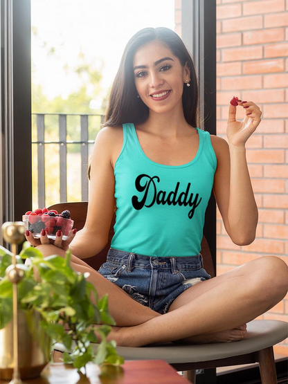 Daddy Text Racerback Tank -SPIdeals Designs, Goodies N Stuff