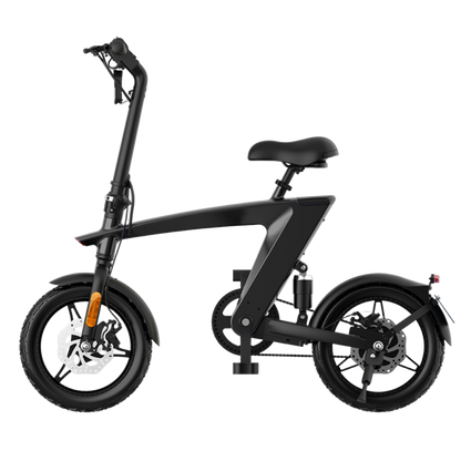 The Max foldable E-Bike Carbon Black Range 35km - Top Speed 25km/h, Goodies N Stuff