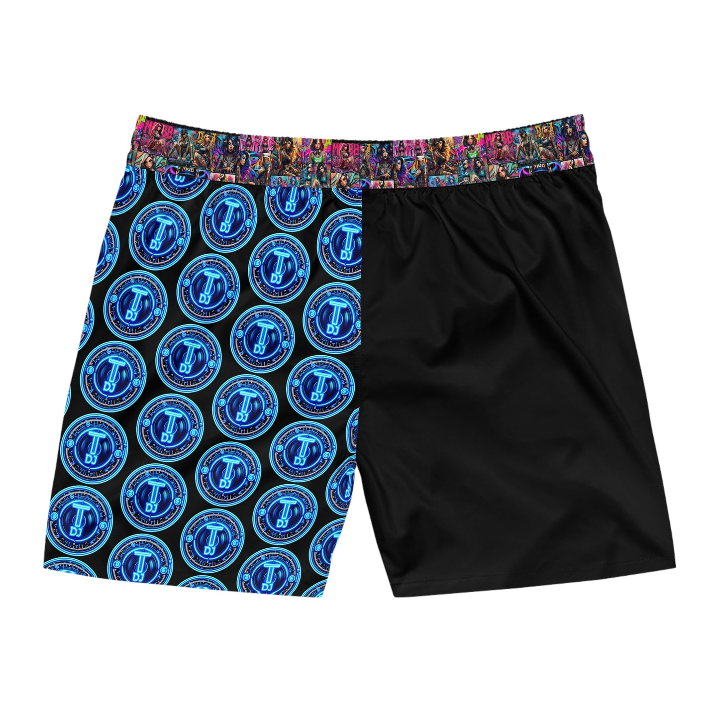MDBTDJ#MLS1 Men's Mid-Length Swim Shorts Tattooed Dj's Limited Edition Swim Wear