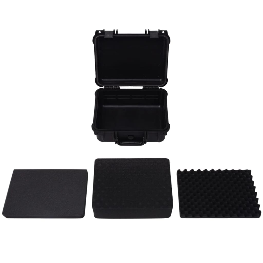 vidaXL Protective Equipment Case 13.8"x11.6"x5.9" Black, Uncategorized, Goodies N Stuff