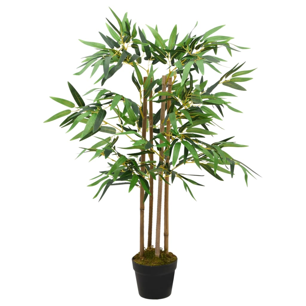 vidaXL Artificial Bamboo Plant Twiggy with Pot 35.4", Goodies N Stuff