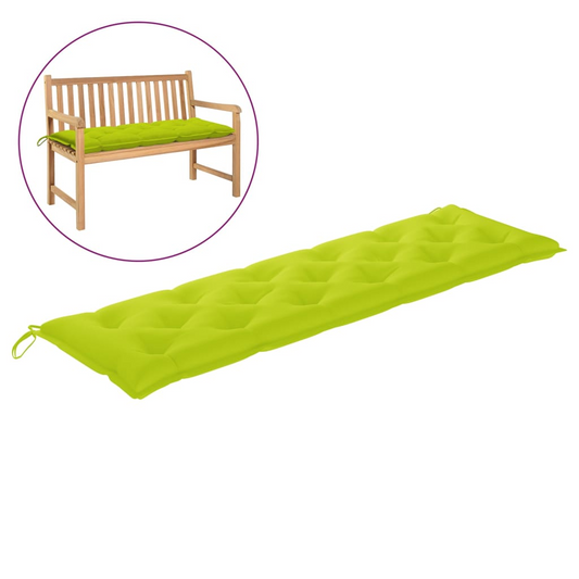 vidaXL Garden Bench Cushion Bright Green 70.9"x19.7"x2.8" Oxford Fabric, Goodies N Stuff