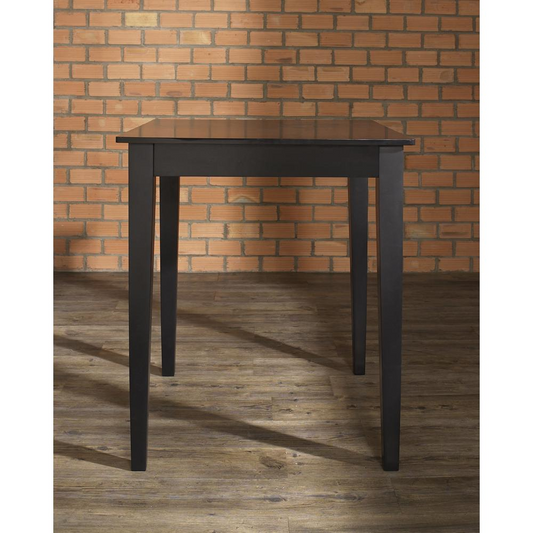 Black Pub Table - Perfect for Kitchen, Basement, or Bonus Room, Goodies N Stuff