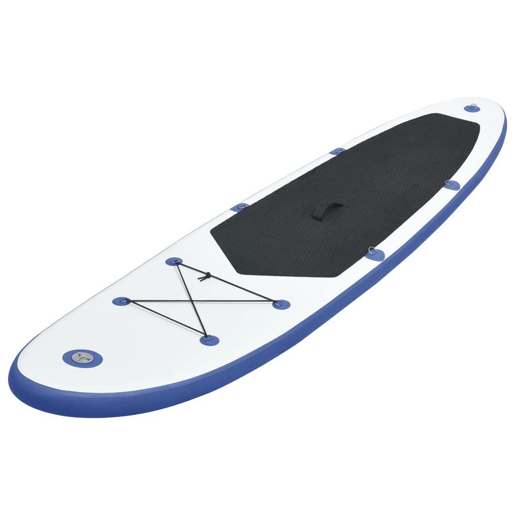 vidaXL Stand Up Paddle Board Set SUP Surfboard Inflatable Blue and White, Goodies N Stuff