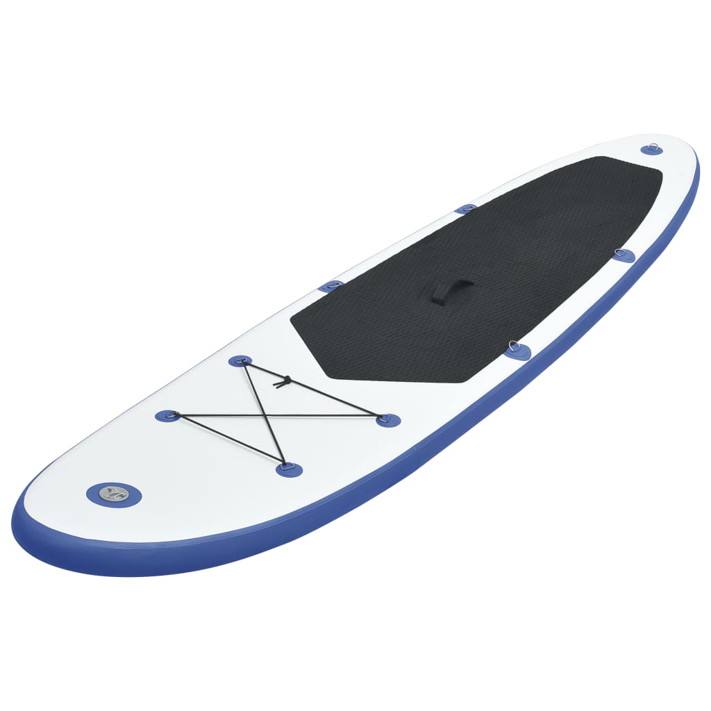 vidaXL Inflatable Stand Up Paddleboard Set Blue and White, Goodies N Stuff