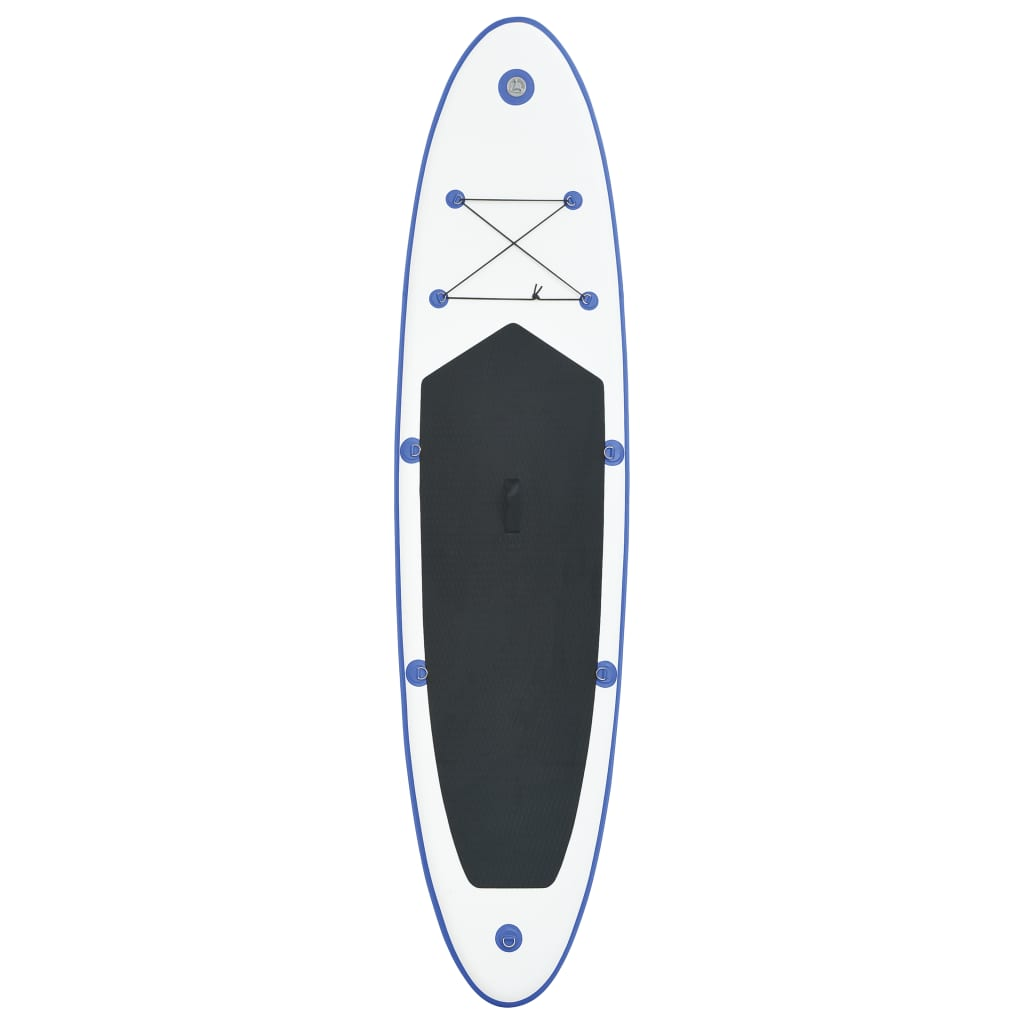 vidaXL Inflatable Stand Up Paddleboard Set Blue and White, Goodies N Stuff