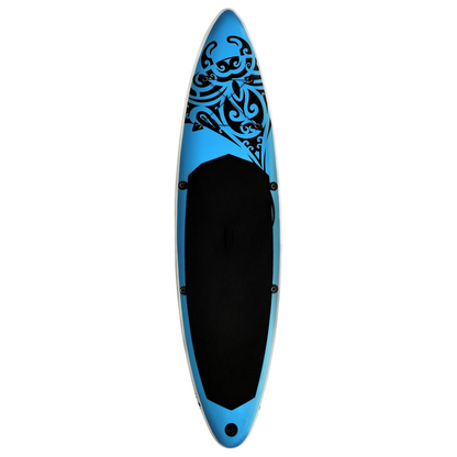 vidaXL Inflatable Stand Up Paddleboard Set 126"x29.9"x5.9" Blue, Goodies N Stuff