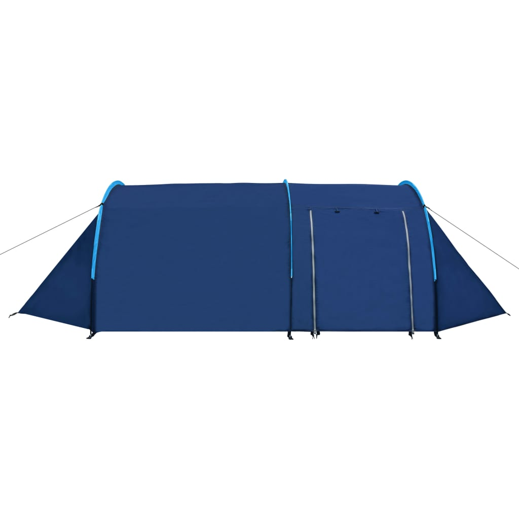 vidaXL Camping Tent 4 Persons Navy Blue/Light Blue - Spacious and Easy-to-Set-Up, Goodies N Stuff