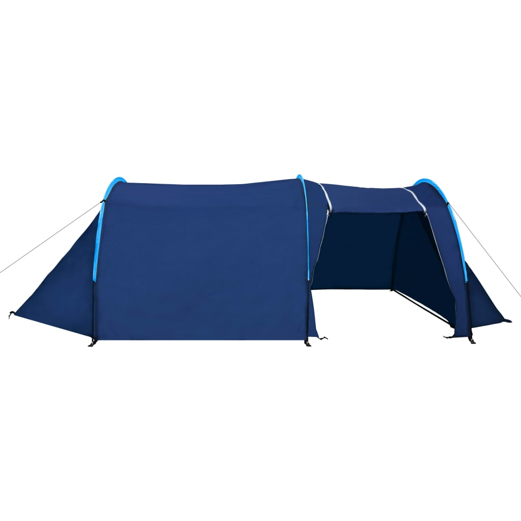 vidaXL Camping Tent 4 Persons Navy Blue/Light Blue - Spacious and Easy-to-Set-Up, Goodies N Stuff