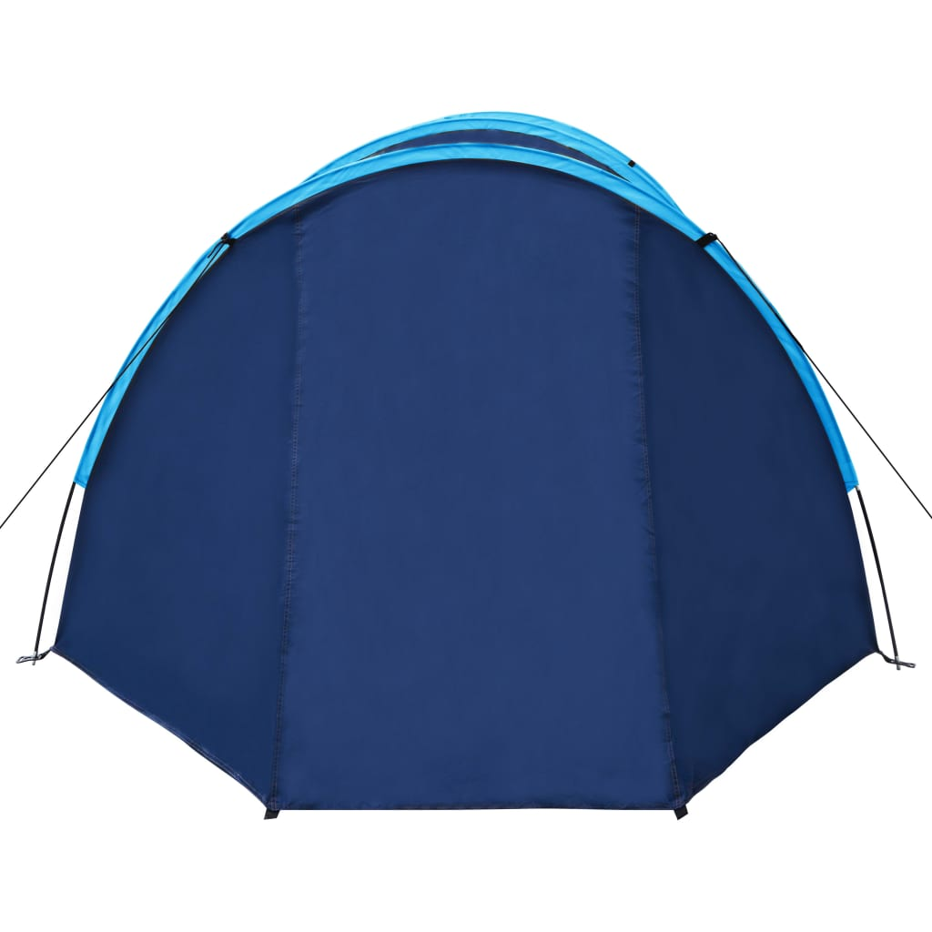 vidaXL Camping Tent 4 Persons Navy Blue/Light Blue - Spacious and Easy-to-Set-Up, Goodies N Stuff