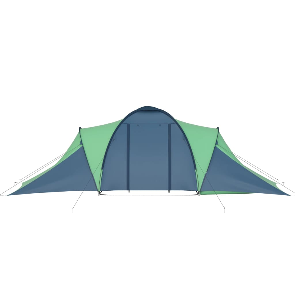 vidaXL Camping Tent 6 Persons Blue and Green, Goodies N Stuff