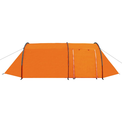 vidaXL Camping Tent 4 Persons Gray and Orange, Goodies N Stuff