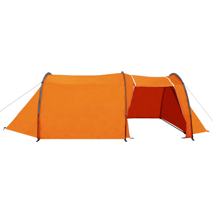 vidaXL Camping Tent 4 Persons Gray and Orange, Goodies N Stuff