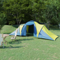 vidaXL Camping Tent 6 Persons Blue and Yellow, Goodies N Stuff