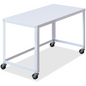 Lorell SOHO Personal Mobile Desk - Rectangle Top - 48" Table Top Width x 23" Table Top Depth - 29.50" HeightAssembly Required - White - 1 Each, Goodies N Stuff