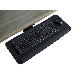 Lorell Universal Keyboard Tray - 5" Height x 10.9" Width - Black - 1, Goodies N Stuff