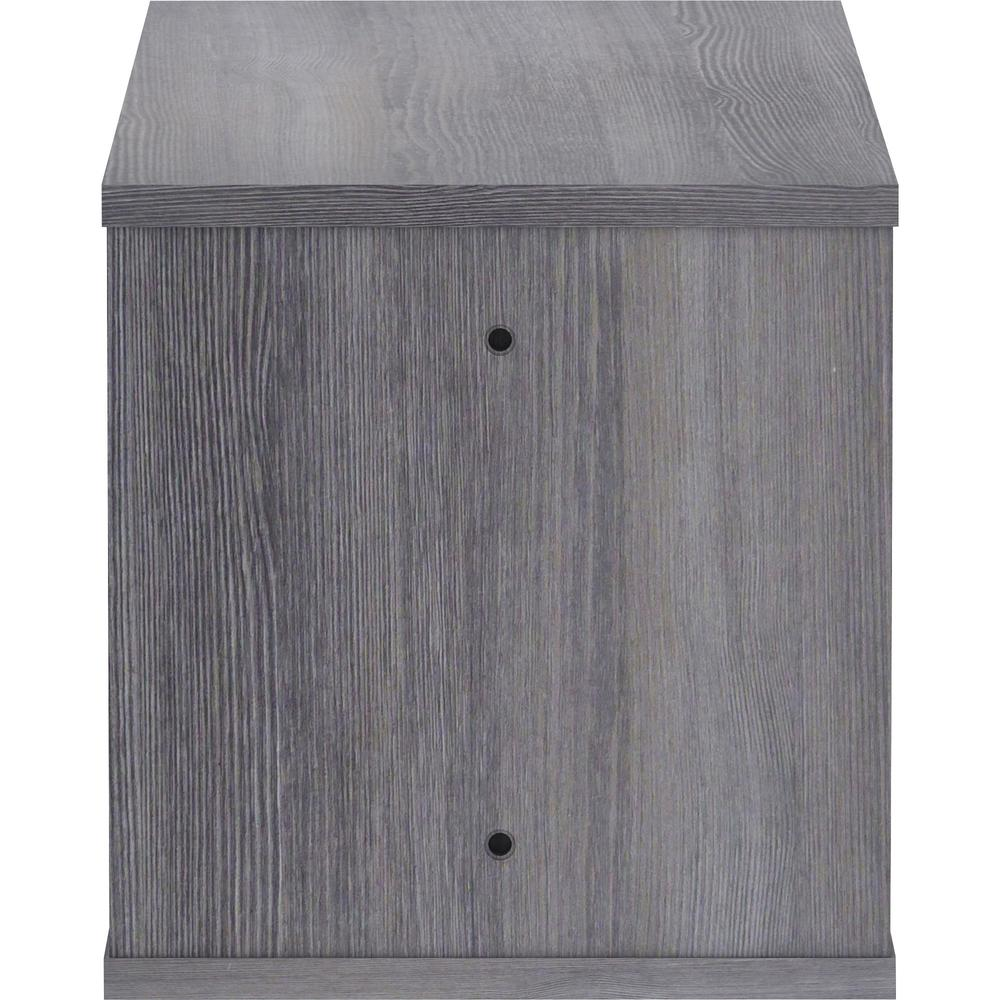 Lorell Panel System Open Storage Cabinet - 18.1" Height x 31.5" Width x 15.8" Depth - Charcoal - Laminate - 1 Each, Goodies N Stuff