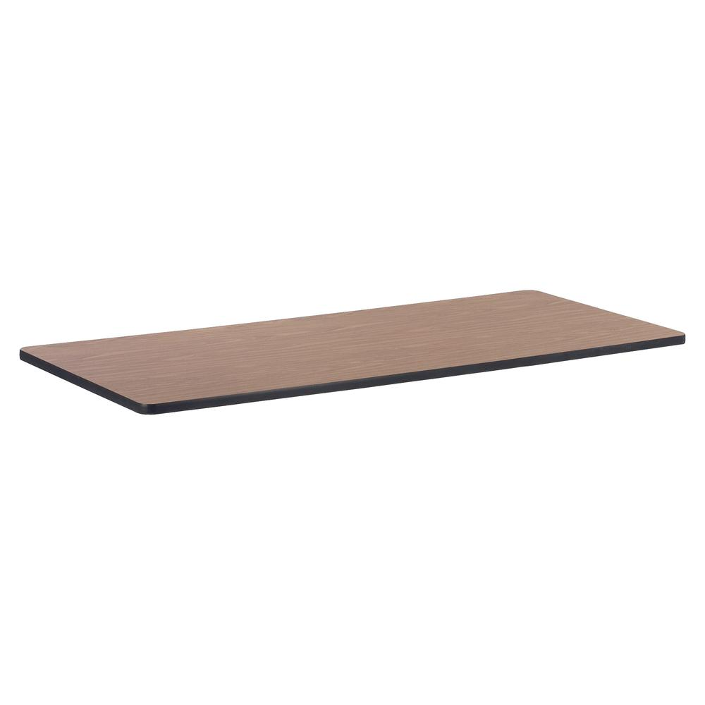 Lorell Classroom Activity Tabletop - High Pressure Laminate (HPL) Rectangle, Medium Oak Top - 30" Table Top Width x 72" Table Top Depth x 1.13" Table Top Thickness - Assembly Required - 1 Each