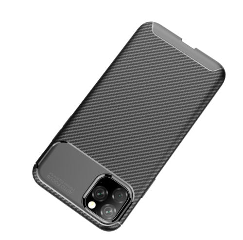 Carbon Fibre TPU Black Case - For iPhone 11 Pro, Goodies N Stuff