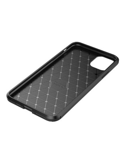 Carbon Fibre TPU Black Case - For iPhone 11 Pro, Goodies N Stuff