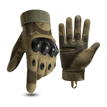 Tactical Military Airsoft Gloves for Outdoor Sports, Paintball, and Motorcycling with Touchscreen Fingertip Capability, Goodies N Stuff