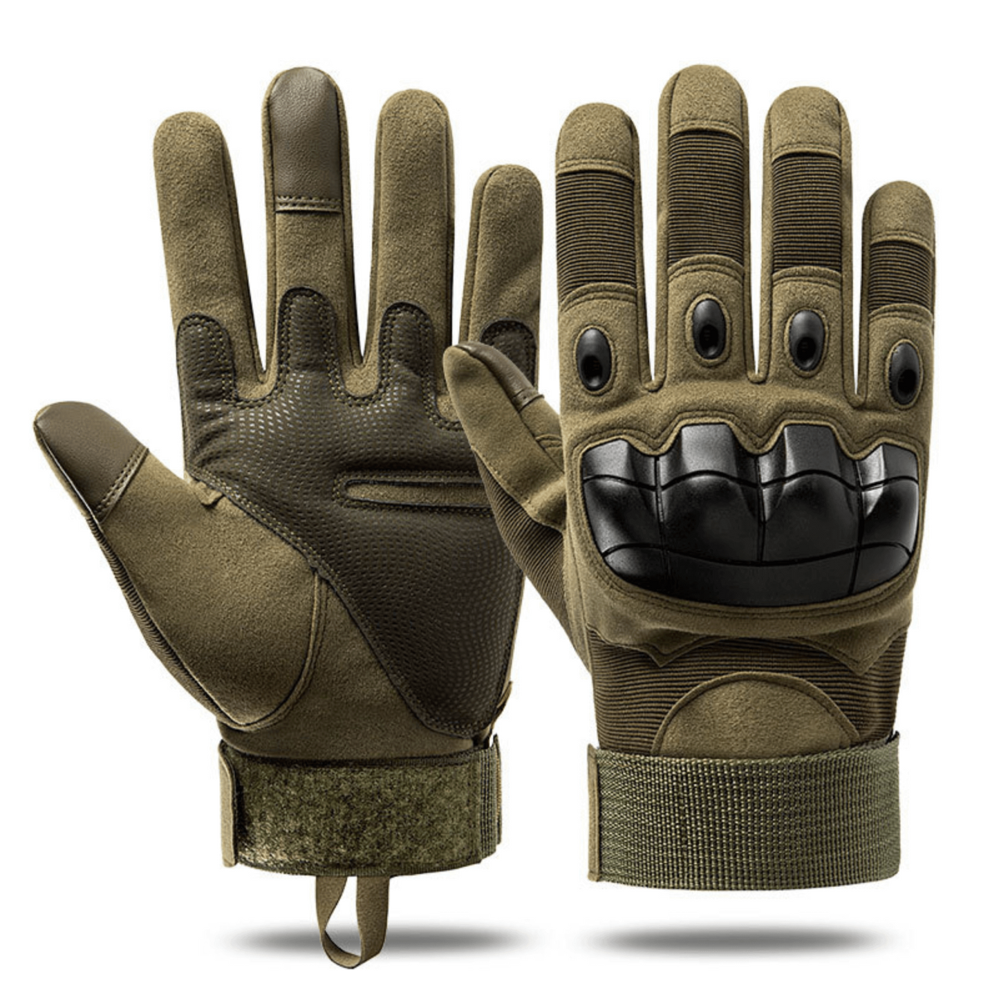 Tactical Military Airsoft Gloves for Outdoor Sports, Paintball, and Motorcycling with Touchscreen Fingertip Capability, Goodies N Stuff