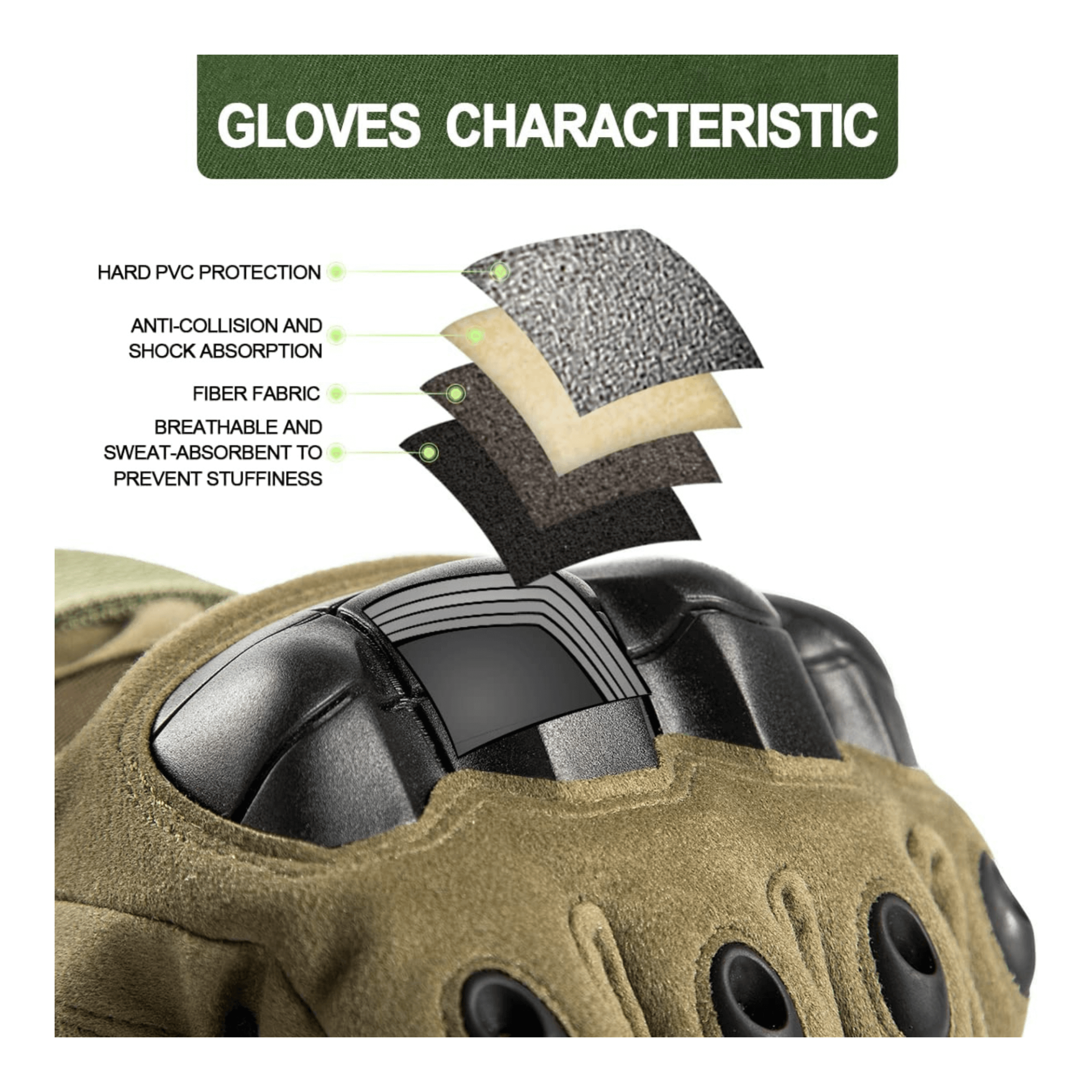 Tactical Military Airsoft Gloves for Outdoor Sports, Paintball, and Motorcycling with Touchscreen Fingertip Capability, Goodies N Stuff