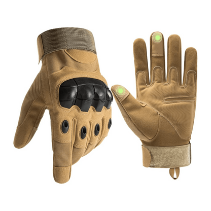 Tactical Military Airsoft Gloves for Outdoor Sports, Paintball, and Motorcycling with Touchscreen Fingertip Capability, Goodies N Stuff