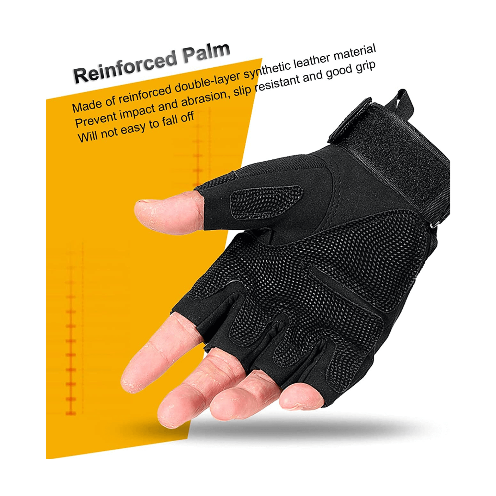 Tactical Fingerless Airsoft Gloves for Outdoor Sports, Paintball, and Motorcycling, Goodies N Stuff