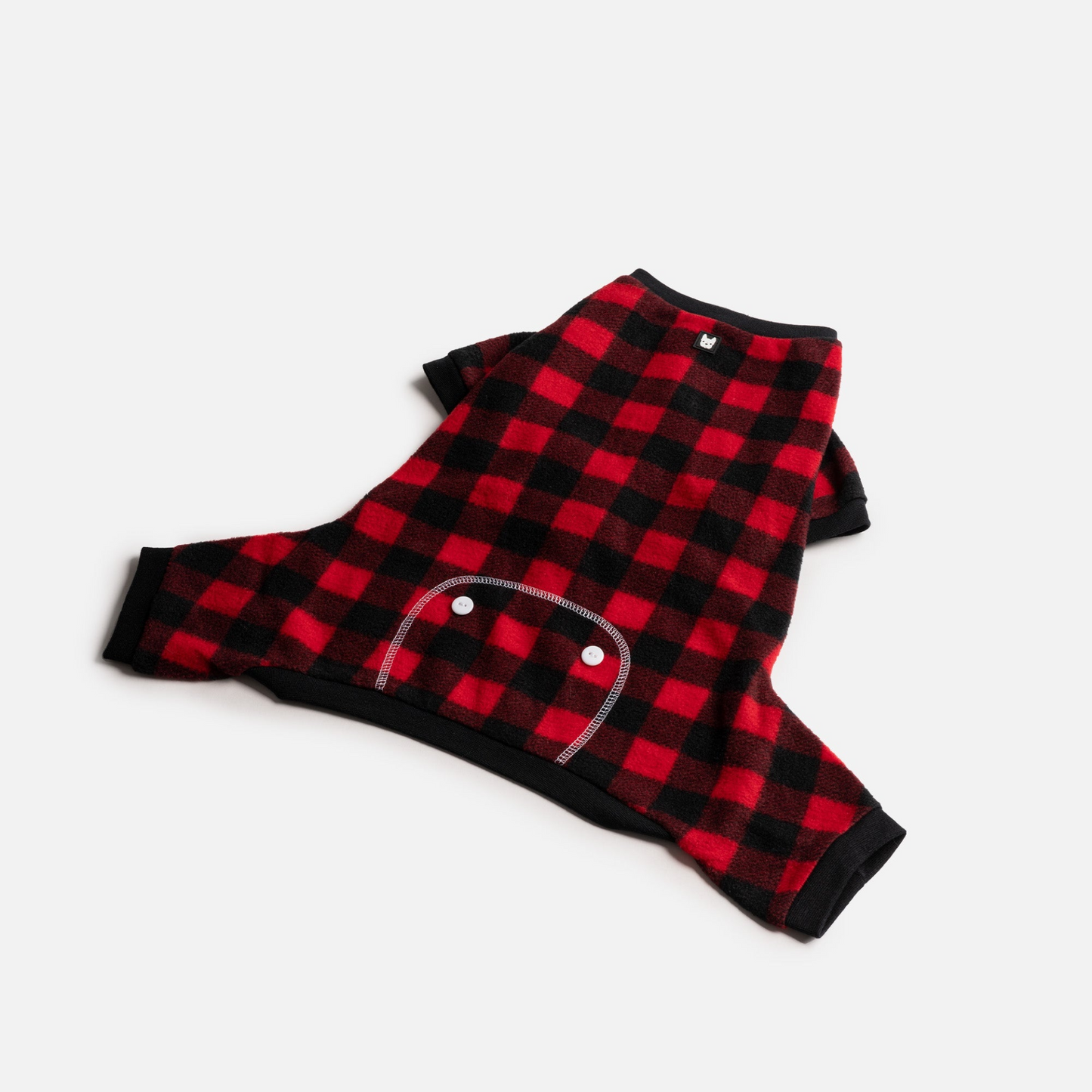 Plaid Dog Pajama - Red, Goodies N Stuff