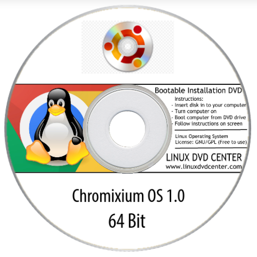 Chromixium OS 1.0 (32Bit) - Bootable Linux Installation DVD, Goodies N Stuff